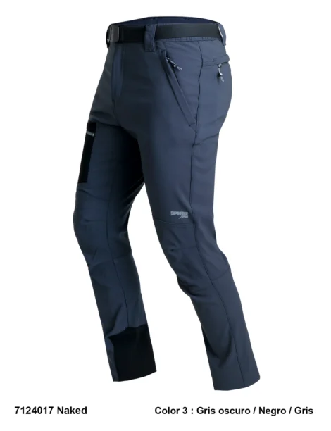 Pantalón Trekking Poliéster/Elastano Perchado Hombre - Imagen 8