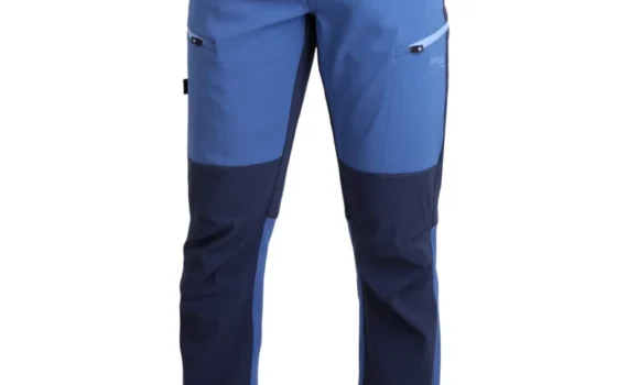 Men's Brushed Polyester-Elastane Trekking Pants