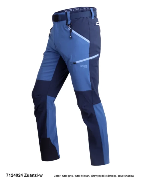 Pantalón Trekking Poliéster/Elastano Perchado Hombre - Imagen 2