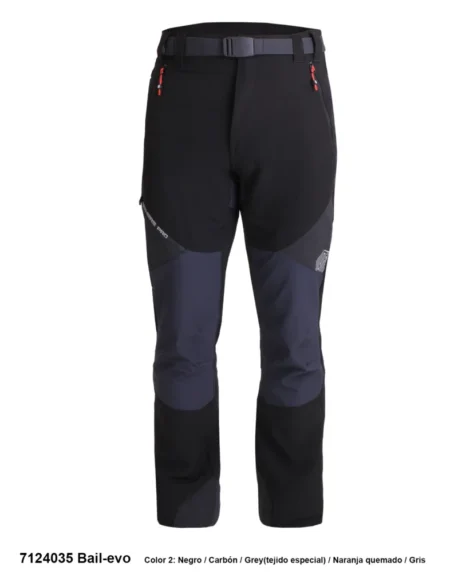 Pantalón Trekking Poliéster/Elastano Sin perchar Hombre