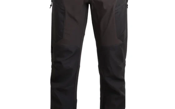 Men's Brushed Polyester-Elastane Trekking Pants