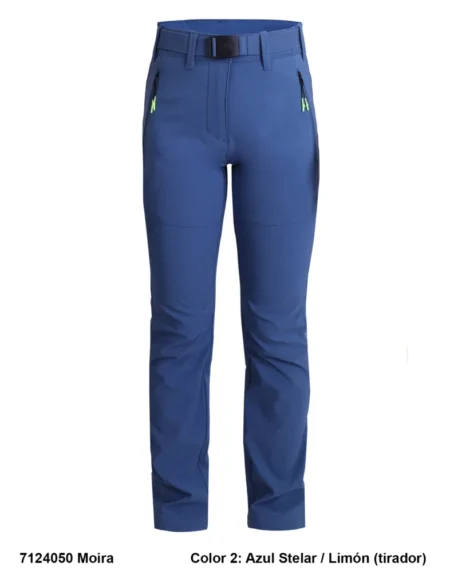 Women's Polyester-Elastane Trekking Pants Brushed