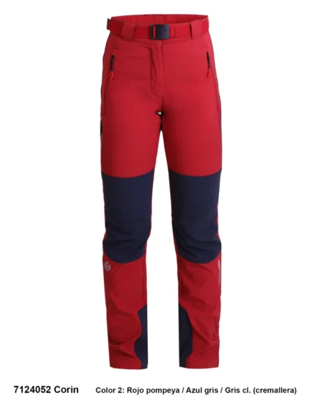 Pantalón Trekking Poliéster/Elastano Perchado Mujer