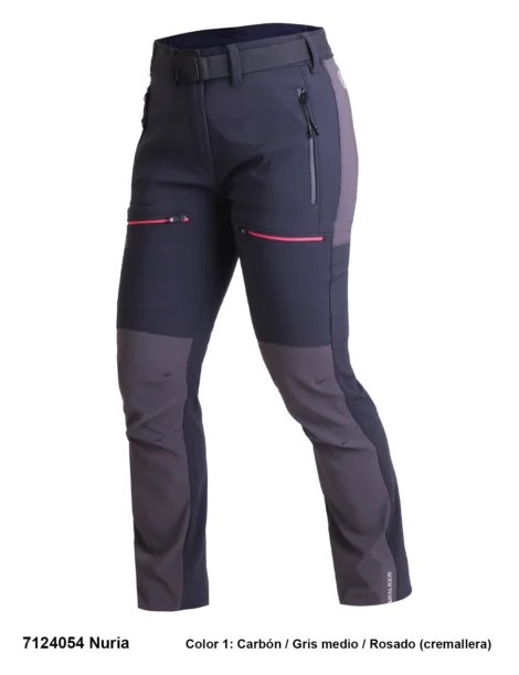 Pantalón Trekking Poliéster/Elastano Perchado Mujer - Imagen 5