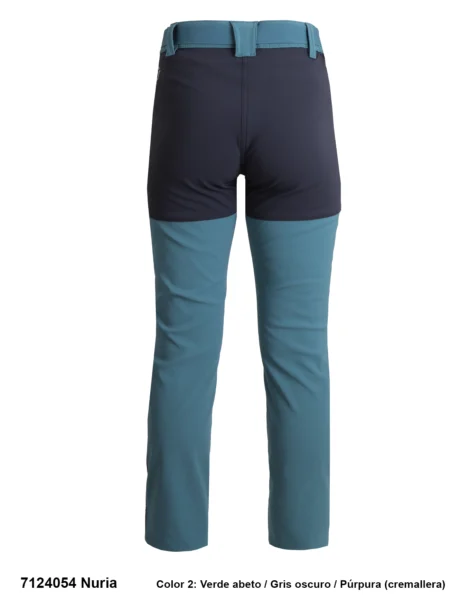 Pantalón Trekking Poliéster/Elastano Perchado Mujer - Imagen 3