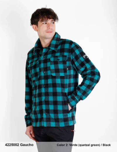 Camisa Polar Trekking Poliéster Hombre.