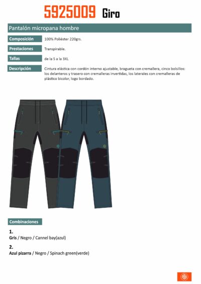 Pantalons de Micropana per a Home.