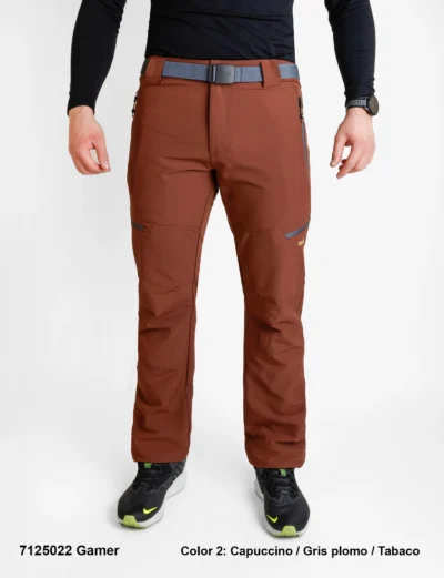 Men’s Trekking Polyester/Elastane Pants Unbrushed.