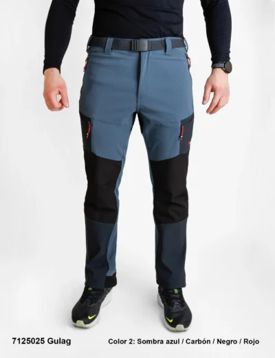 Pantalon Trekking en Polyester/Élasthanne pour Homme Gratté.