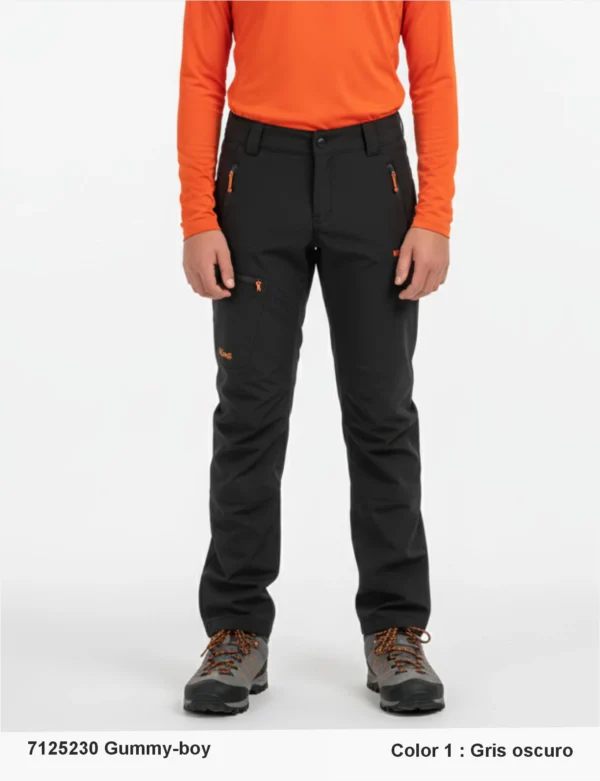 Pantalón Trekking Poliéster/Elastano Niño Perchado.